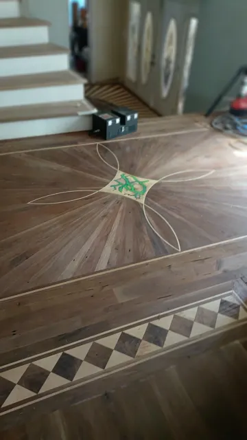 Creative flooring art