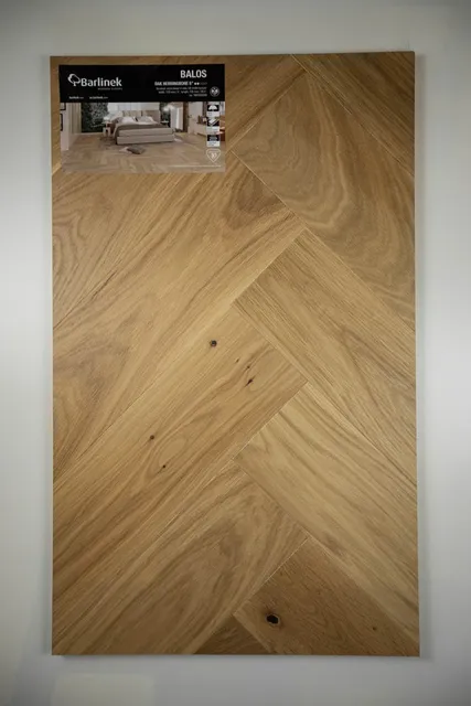 Balos White Oak Herringbone Hardwood Flooring