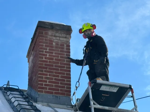 Maple Leaf Chimney Sweep work photo