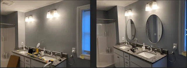 Double Mirror Hang