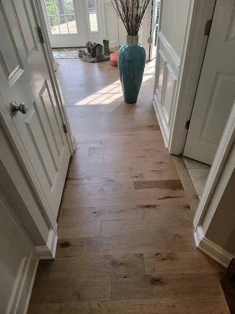 Hardwood natural floor apearance in hallway in Ashland, MA