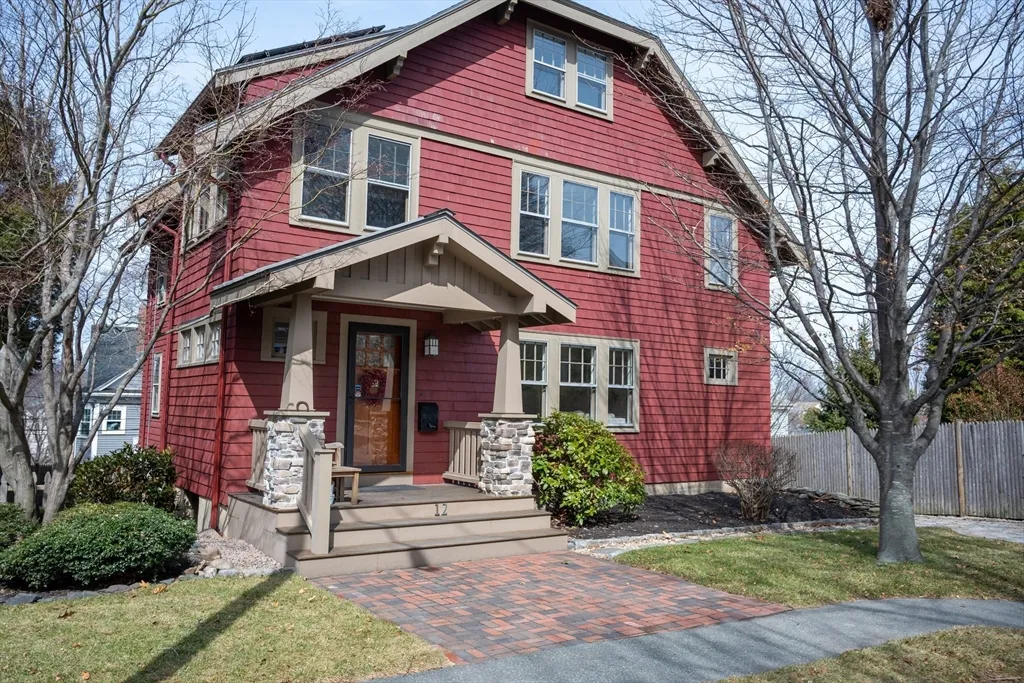 Welcome to 12 Morton Terrace! A meticulously maintained and updated, charming craftsman home, situated on a quiet side street in the highly sought after Milton Hill neighborhood. With 5 bedrooms, 2 full and 1 half baths, along with a modern kitchen, this house checks all the boxes.  Take in the beauty of spacious rooms with gleaming hardwood floors throughout, many windows for tons of bright natural sunlight.  In addition, the seller recently installed solar panels and new energy efficient heating and cooling systems.  This house is a must see!