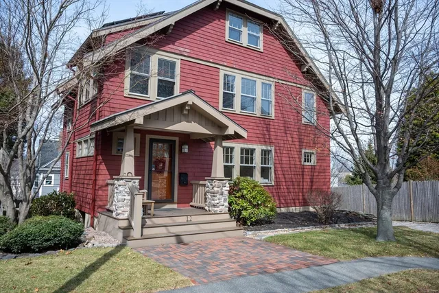 Welcome to 12 Morton Terrace! A meticulously maintained and updated, charming craftsman home, situated on a quiet side street in the highly sought after Milton Hill neighborhood. With 5 bedrooms, 2 full and 1 half baths, along with a modern kitchen, this house checks all the boxes.  Take in the beauty of spacious rooms with gleaming hardwood floors throughout, many windows for tons of bright natural sunlight.  In addition, the seller recently installed solar panels and new energy efficient heating and cooling systems.  This house is a must see!