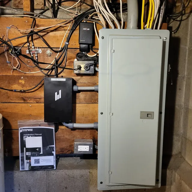 Electrical panel with EV load manager