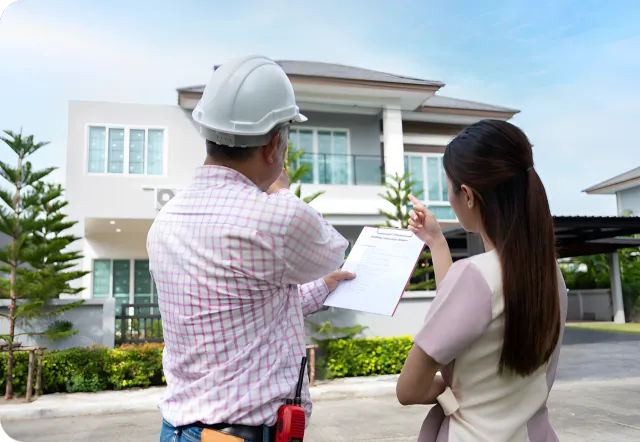 Home inspection: contractor and client review.