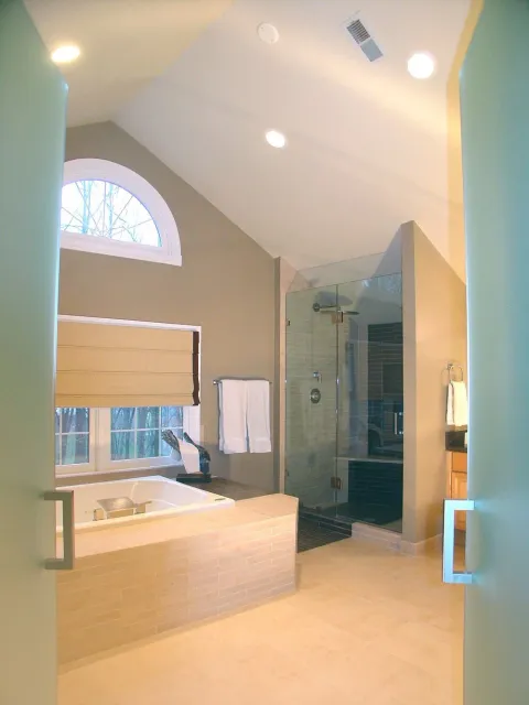 Modern bathroom remodel