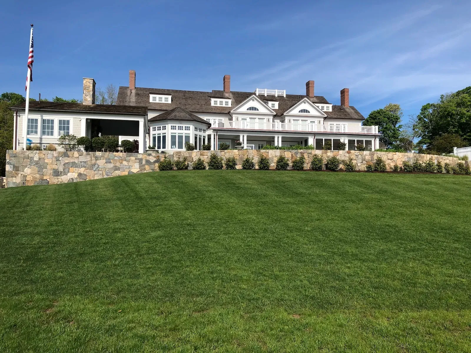 Grassy lawn
