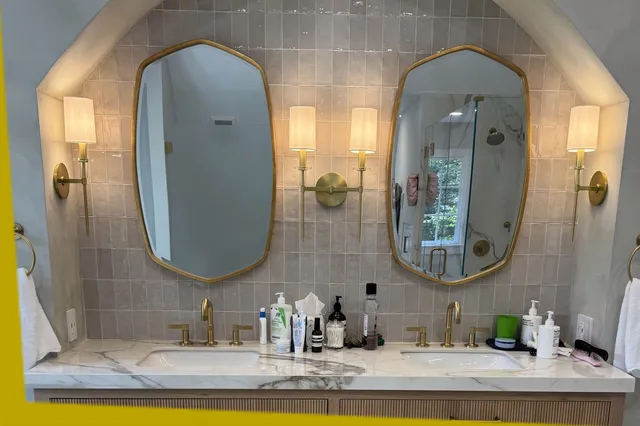 Wall and Bathroom Mirror Installation by Salem Construction, LLC.