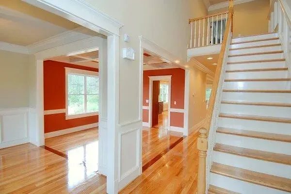 Interior Painting Red Walls White Trim Newton MA ProTEK Painters 600x400 Comp