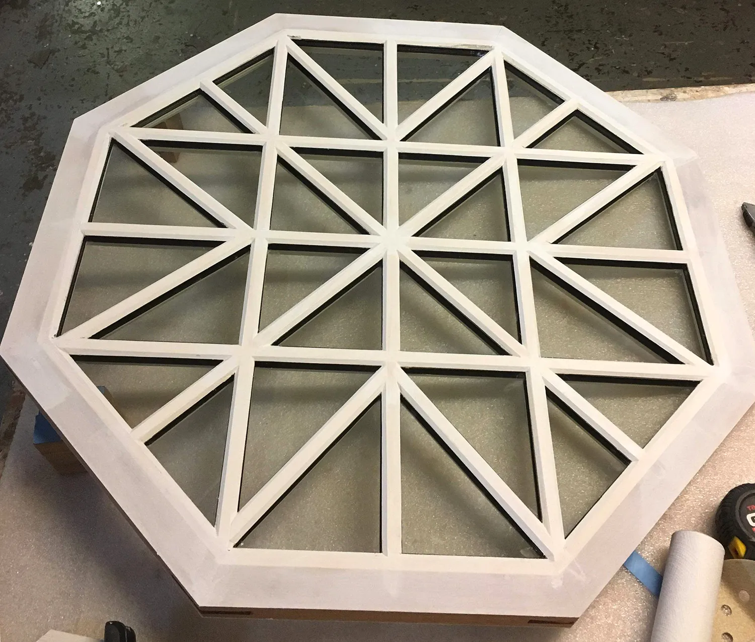 octagon window frame