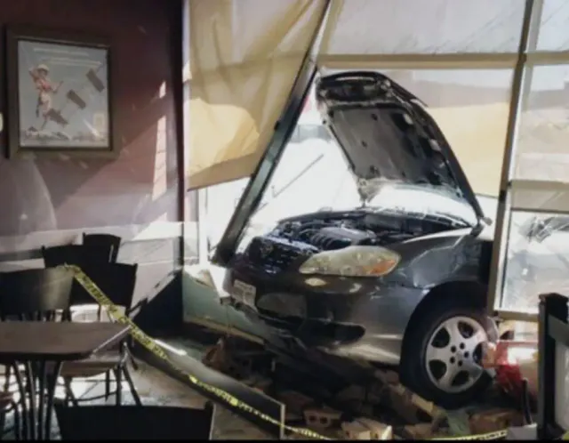commercial business restaurant north providence rhode island vehicle collision