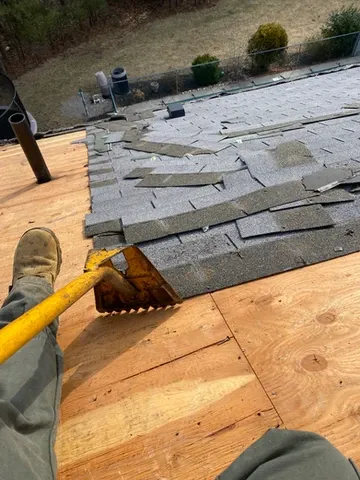 Roof Replacment in progress .