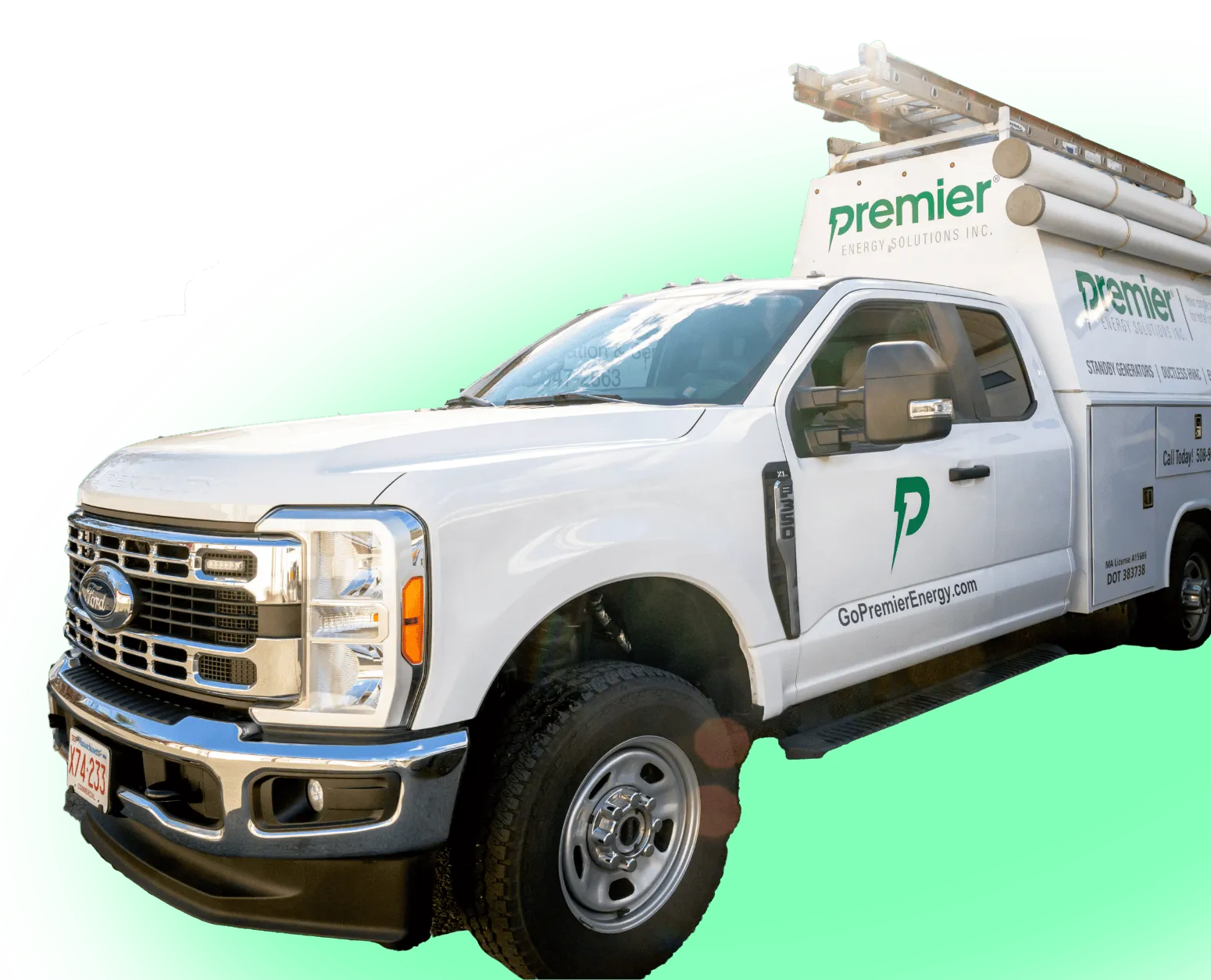 Premier Energy Solutions service vehicle.