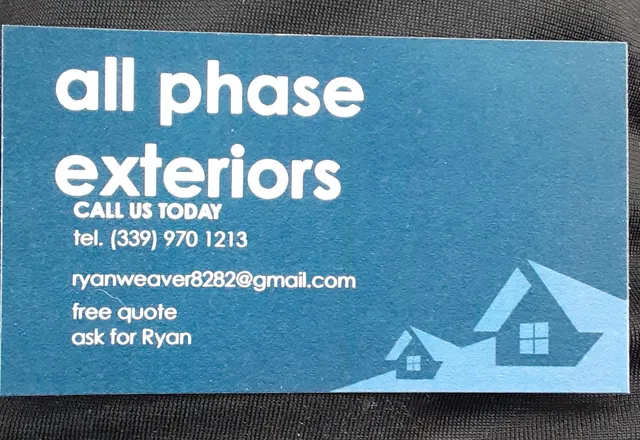 All phase Exteriors work photo