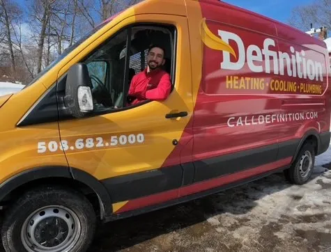 Definition Heating, Cooling and Plumbing work photo