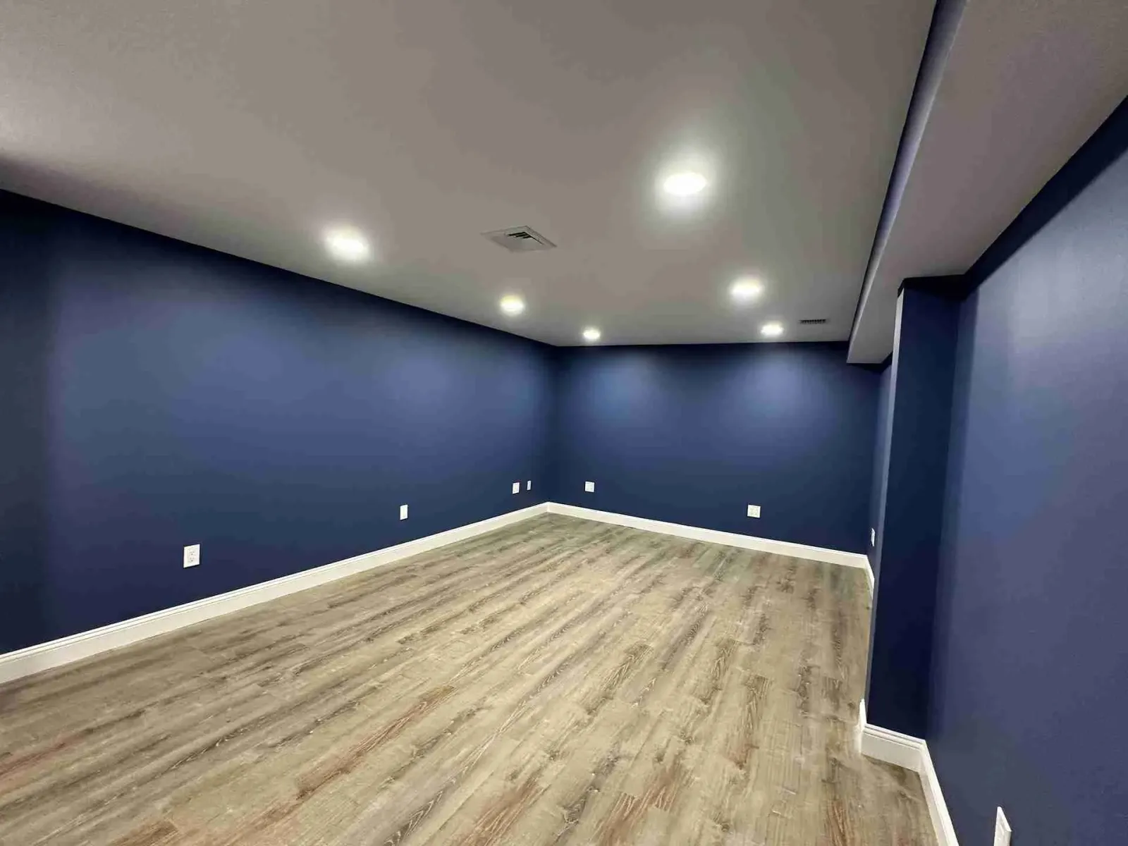Basement painting finish