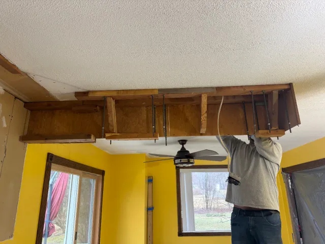 Flooring installation in a Connecticut home