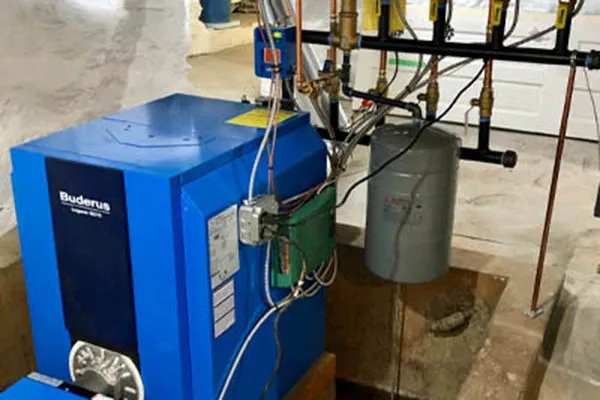 buderus oil boiler installation old lyme-ct