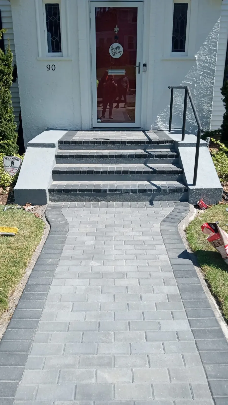 Steps and walkway