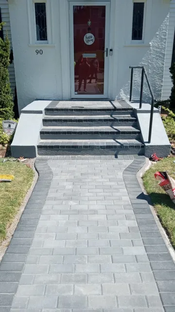 Steps and walkway