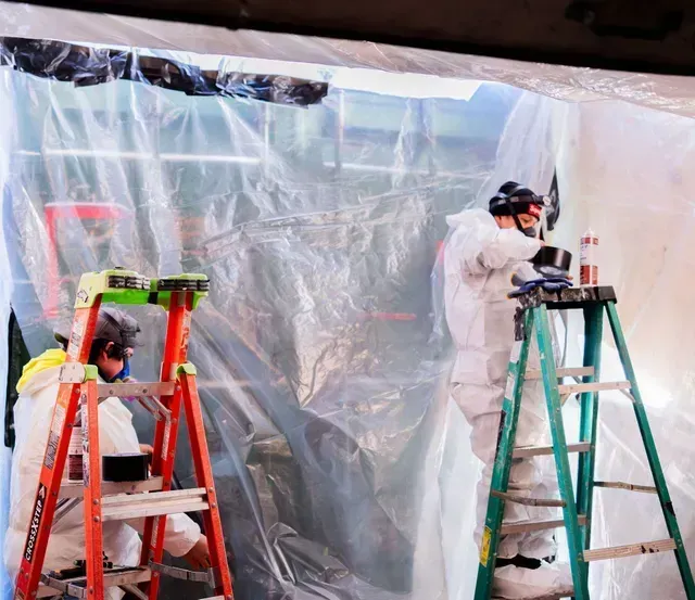 work photo from leadinspectionri.com