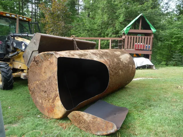 Etna Oil Tank Removal work photo