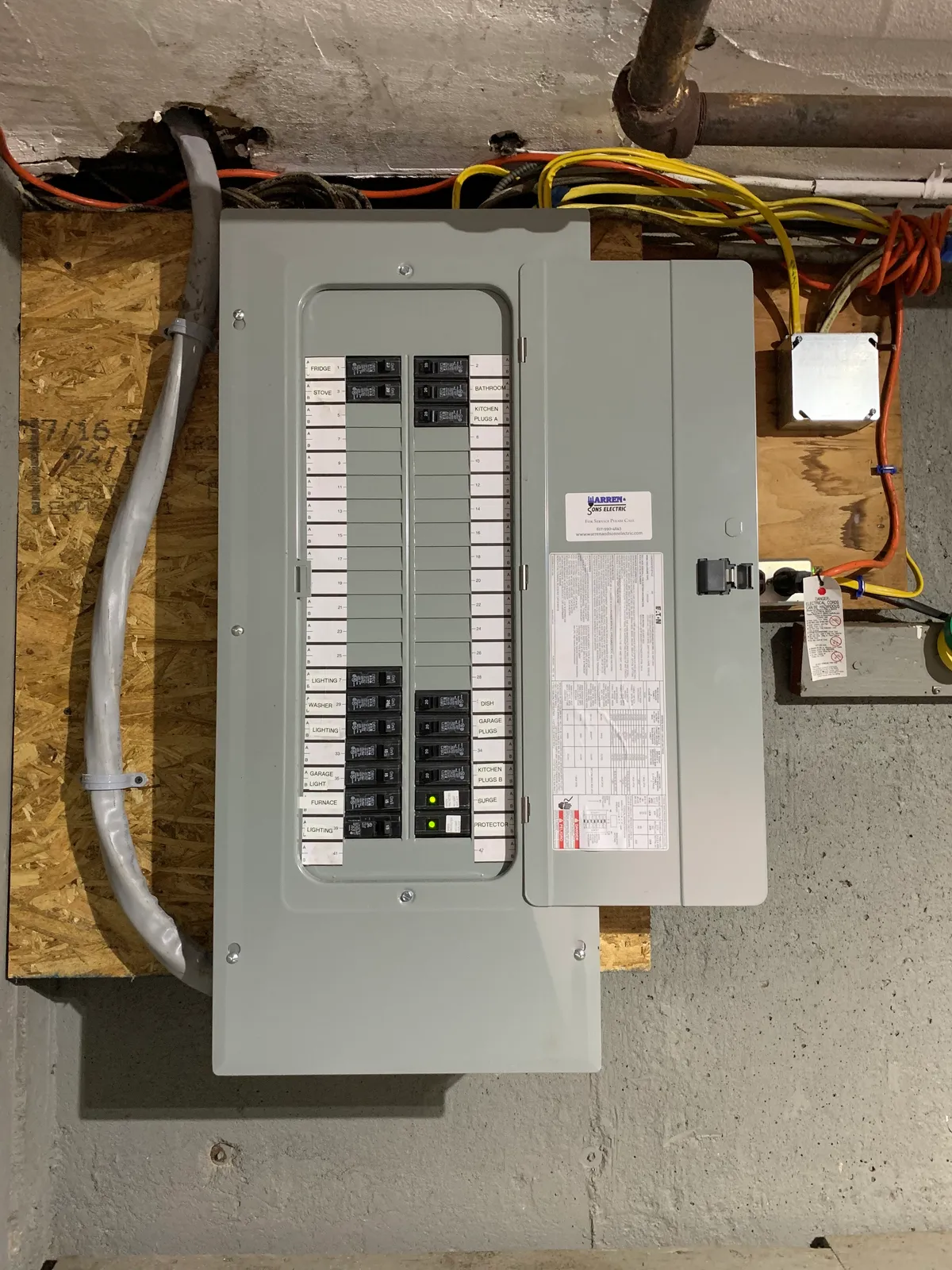 Warren and Sons Electric researched project photo