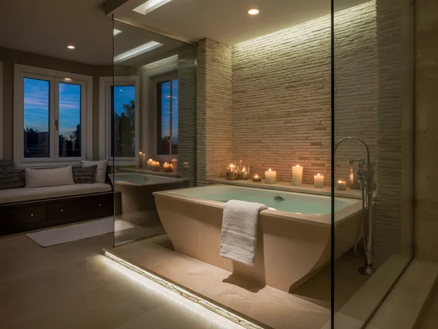 Spa-Style Bathtub Surround