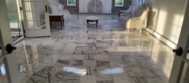 Polished Marble Flooring