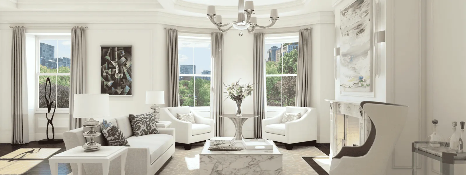 elegant living room