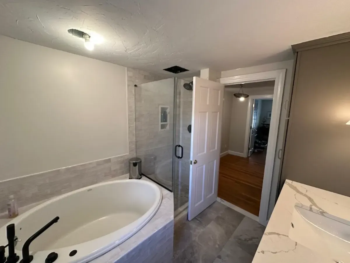Bathroom remodeling and walk-in shower installation in Shrewsbury, MA