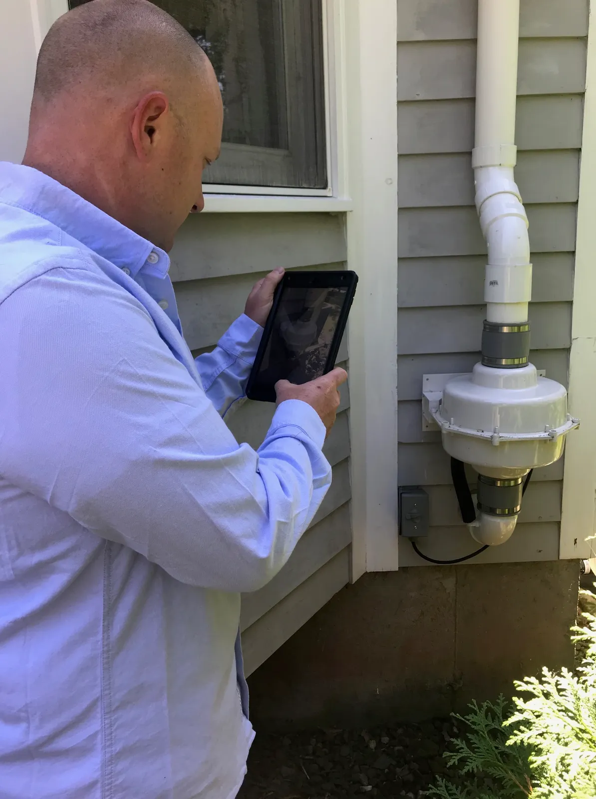 work photo from cornerstonehomeinspectionllc.com