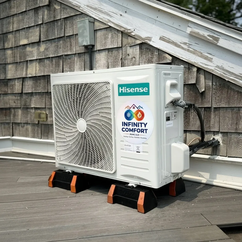 work photo from infinitycomforthvac.com