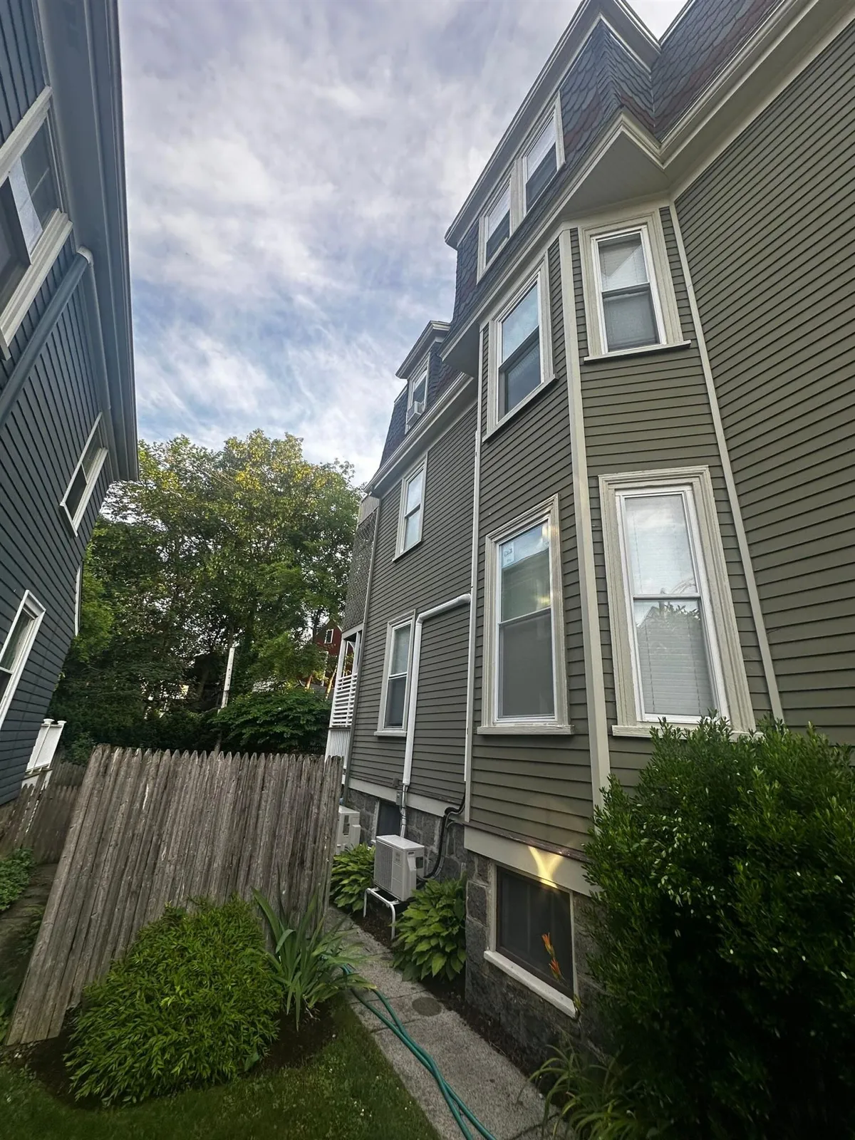 Completed siding project on a Greater Boston home