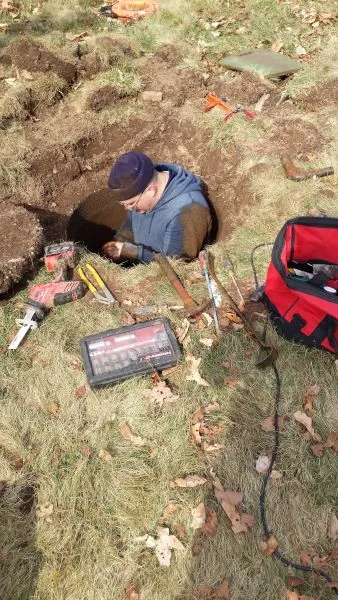 Mike in the well