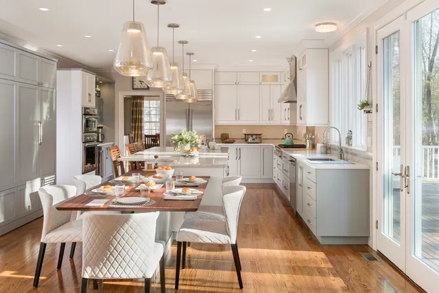 A kitchen design and remodeling project