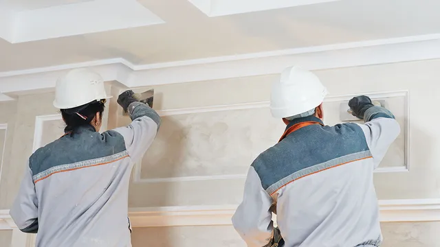 R. F. Plastering work photo