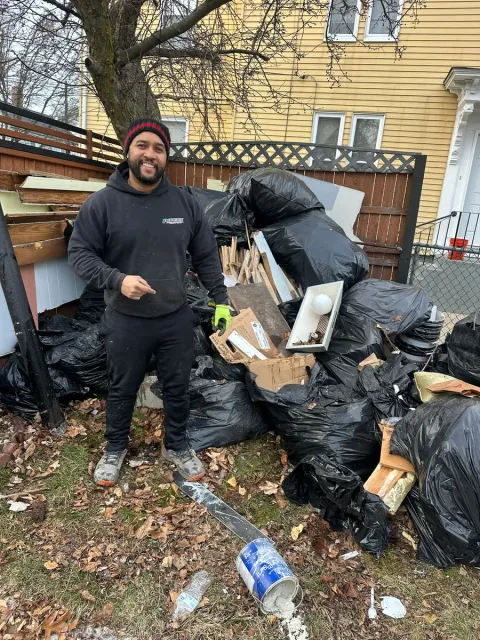 Pedro, owner of Phoenix Junk Removal in Rhode Island