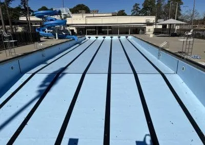 Seymour Johnson AFB Commercial 60 Mil PVC Pool Liner Installation
