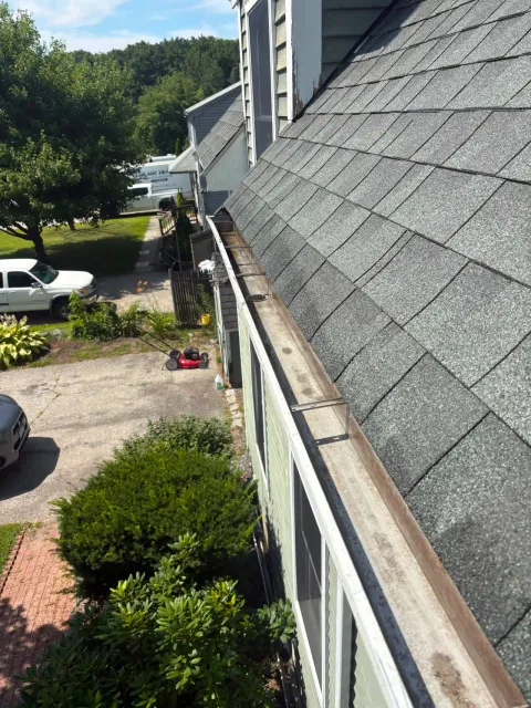 After: new gutter installation in Massachusetts