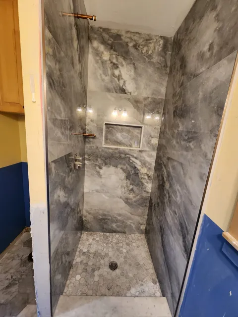 Shower Tile Installation