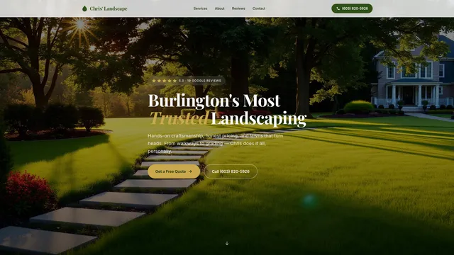 work photo from chrislandscapesite.com
