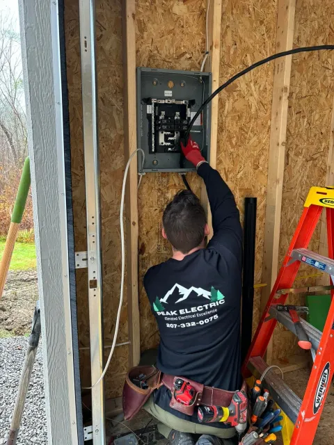 work photo from peakelectricmaine.com