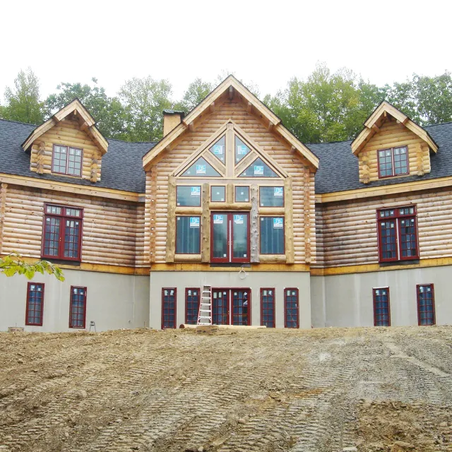 New Home Build of New Log Home by Hartman Construction Corp