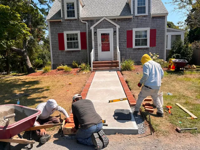 DB Landscape Construction crew on a project site