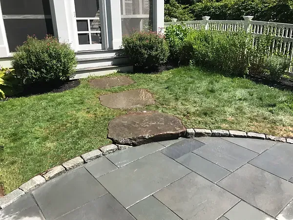 Scituate ma bluestone patio and stone st