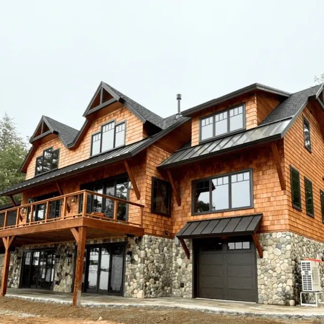 Various siding materials suitable for Maine homes
