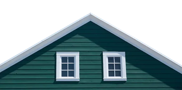 Newly installed roof on a modern home