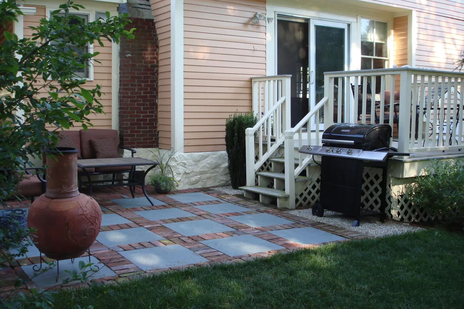 Brick & Slate Patio
