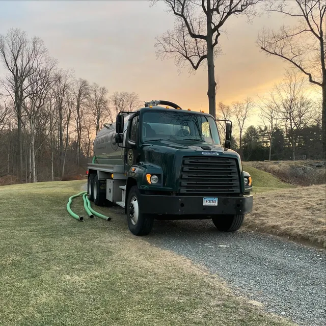 Cleaning out the septic for the restrooms at the 15th hole this morning. How does our “golf cart” compare? #septic #septiccleaning #septictank #septicpumping